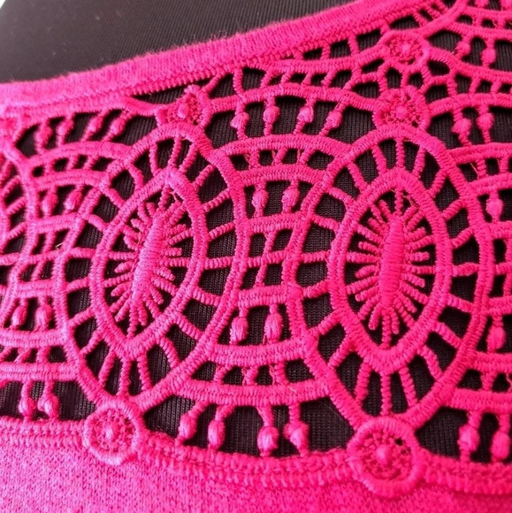 *NWT* Loft Sweater with Crochet Neckline - Picture 3 of 6